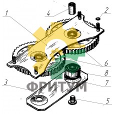 Блок шестерен КДН 04.030